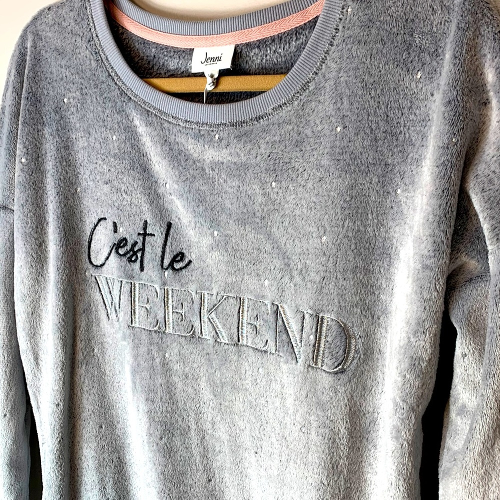 JENNI C'est Le Weekend Faux Fur Tunic